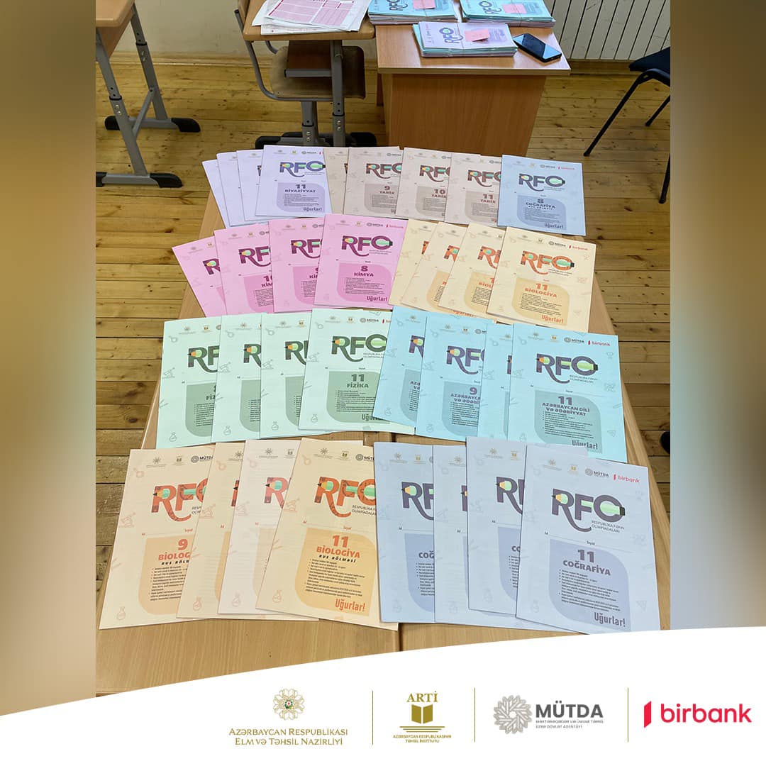 Respublika Fənn Olimpiadalarının rayon (şəhər) mərhələsinə start verilib