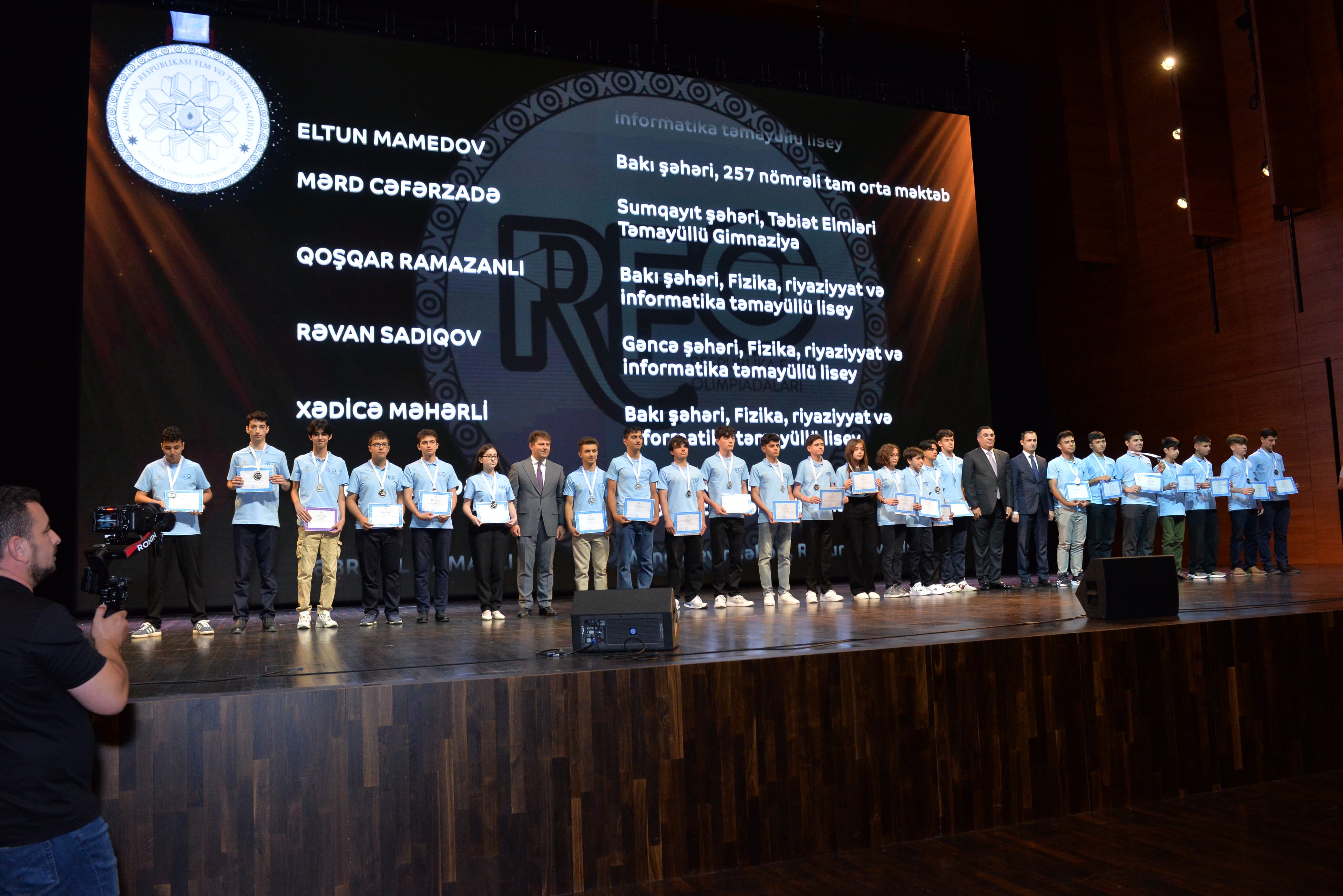 RFO qaliblərinin mükafatlandırılması mərasimi keçirilib