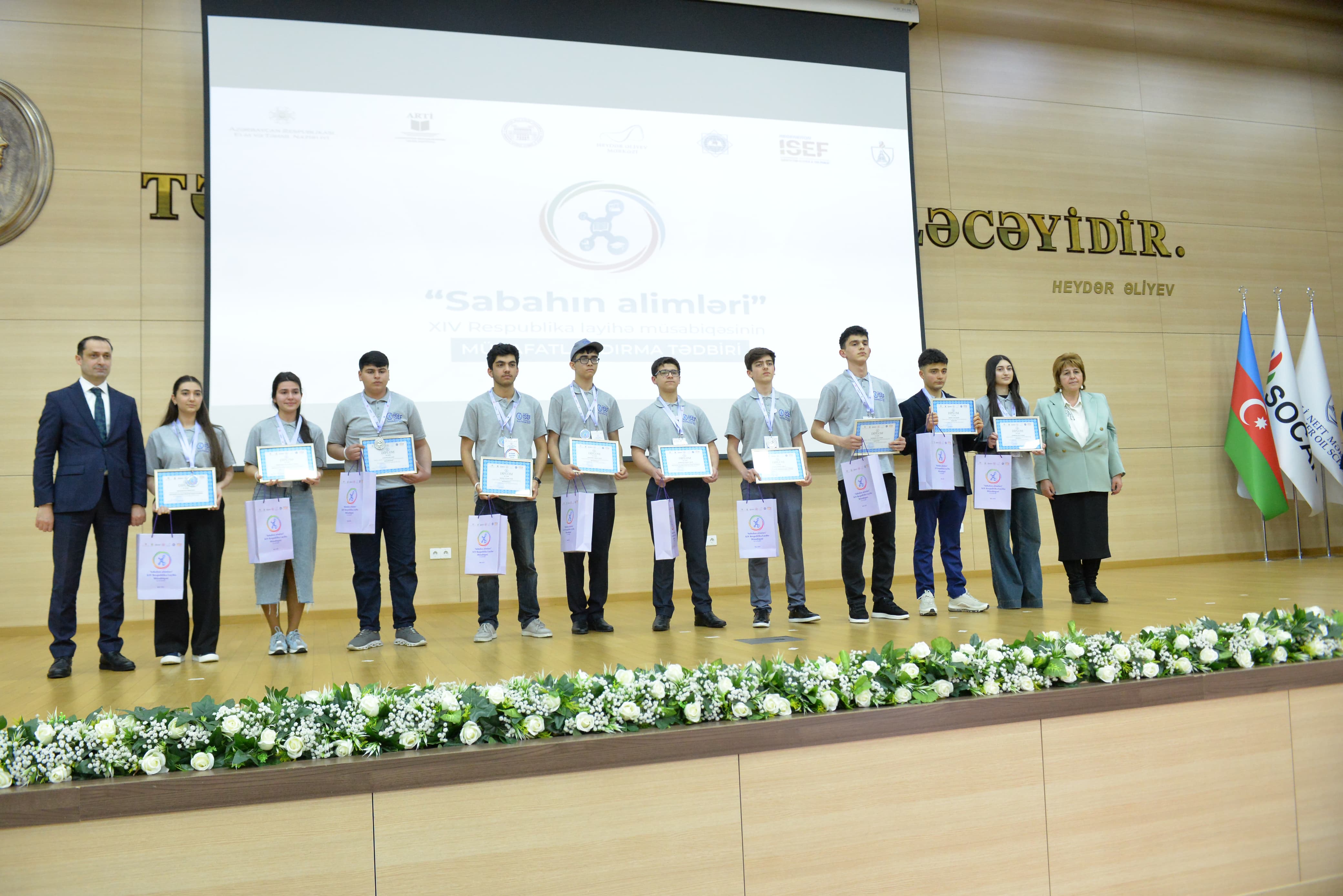 “Sabahın alimləri” XIV Respublika Layihə Müsabiqəsinin qalibləri mükafatlandırılıb