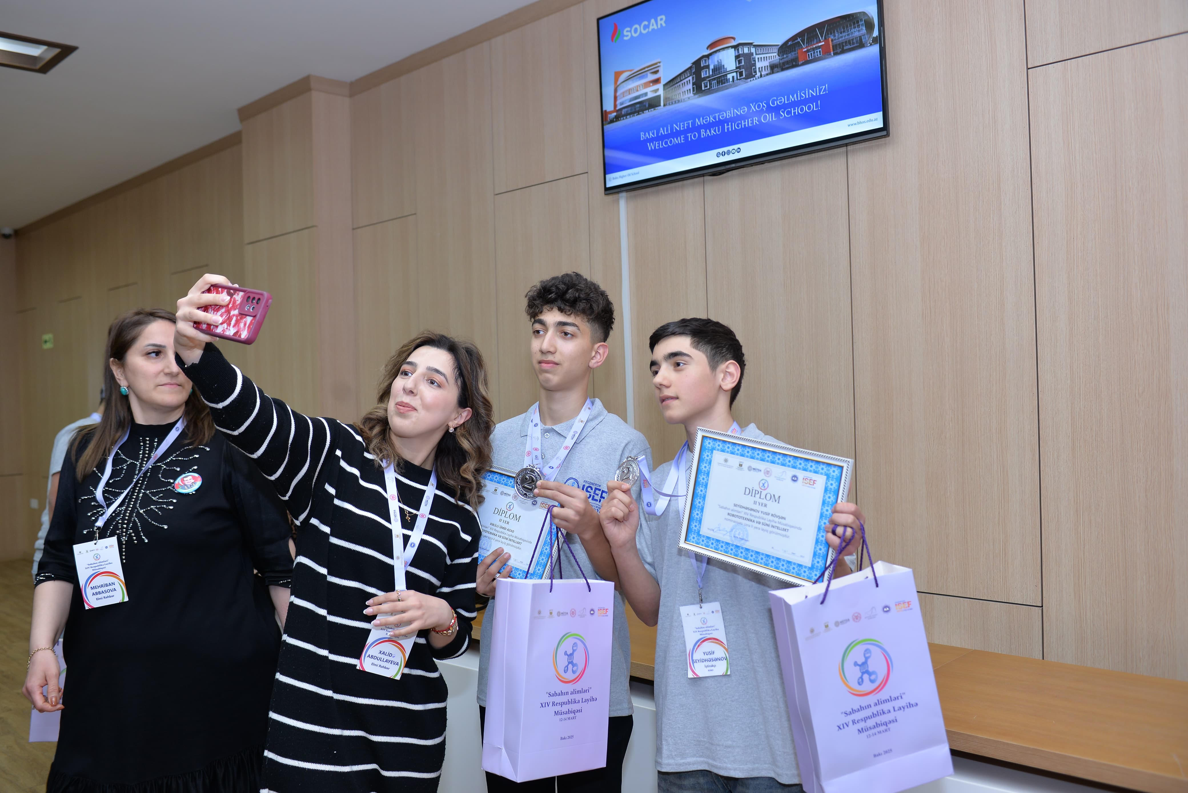 “Sabahın alimləri” XIV Respublika Layihə Müsabiqəsinin qalibləri mükafatlandırılıb