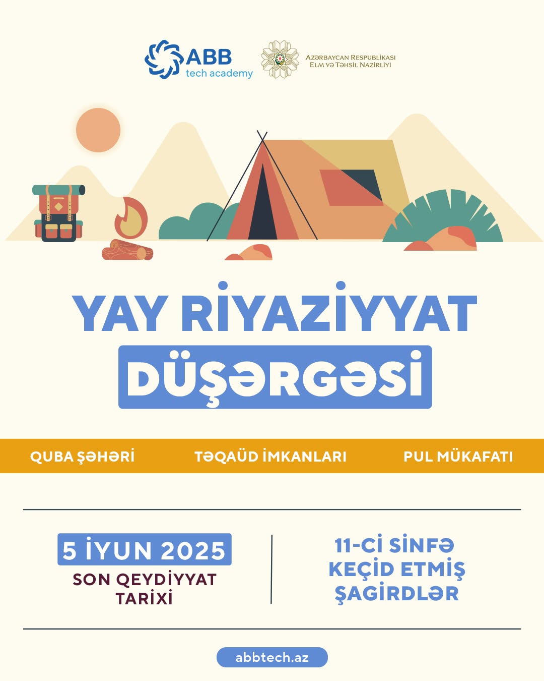 Şagirdlər üçün 6 günlük Yay Riyaziyyat Düşərgəsi keçiriləcək