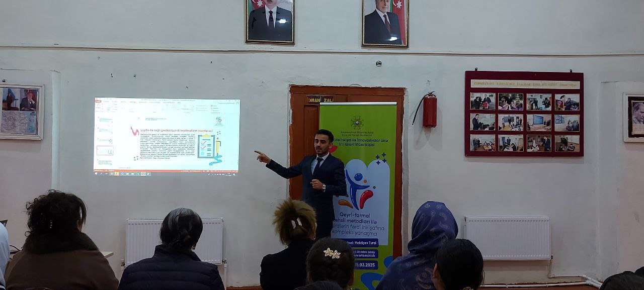 Şagirdlərin inkişafını dəstəkləyən layihənin icrasına başlanılıb