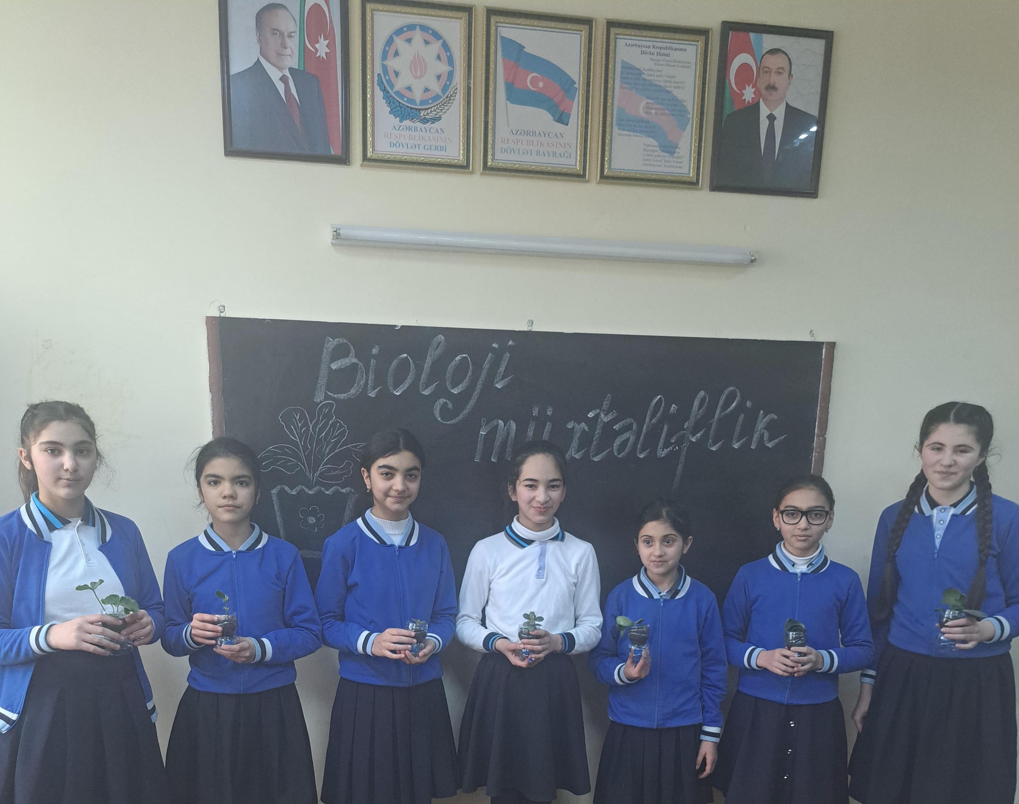 Şamaxı məktəblilərinin "Yaşıl könüllülər" klubu yaradılıb