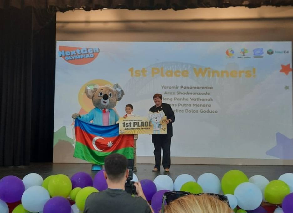 Şəhid övladı beynəlxalq olimpiadada birinci oldu