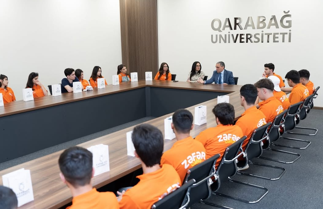 Şəhid övladları olan abituriyentlər Qarabağ Universiteti ilə tanış olublar