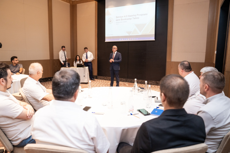 “Sənaye 4.0 Hazırlıq Proqramı” çərçivəsində ilk “bootcamp” keçirilib
