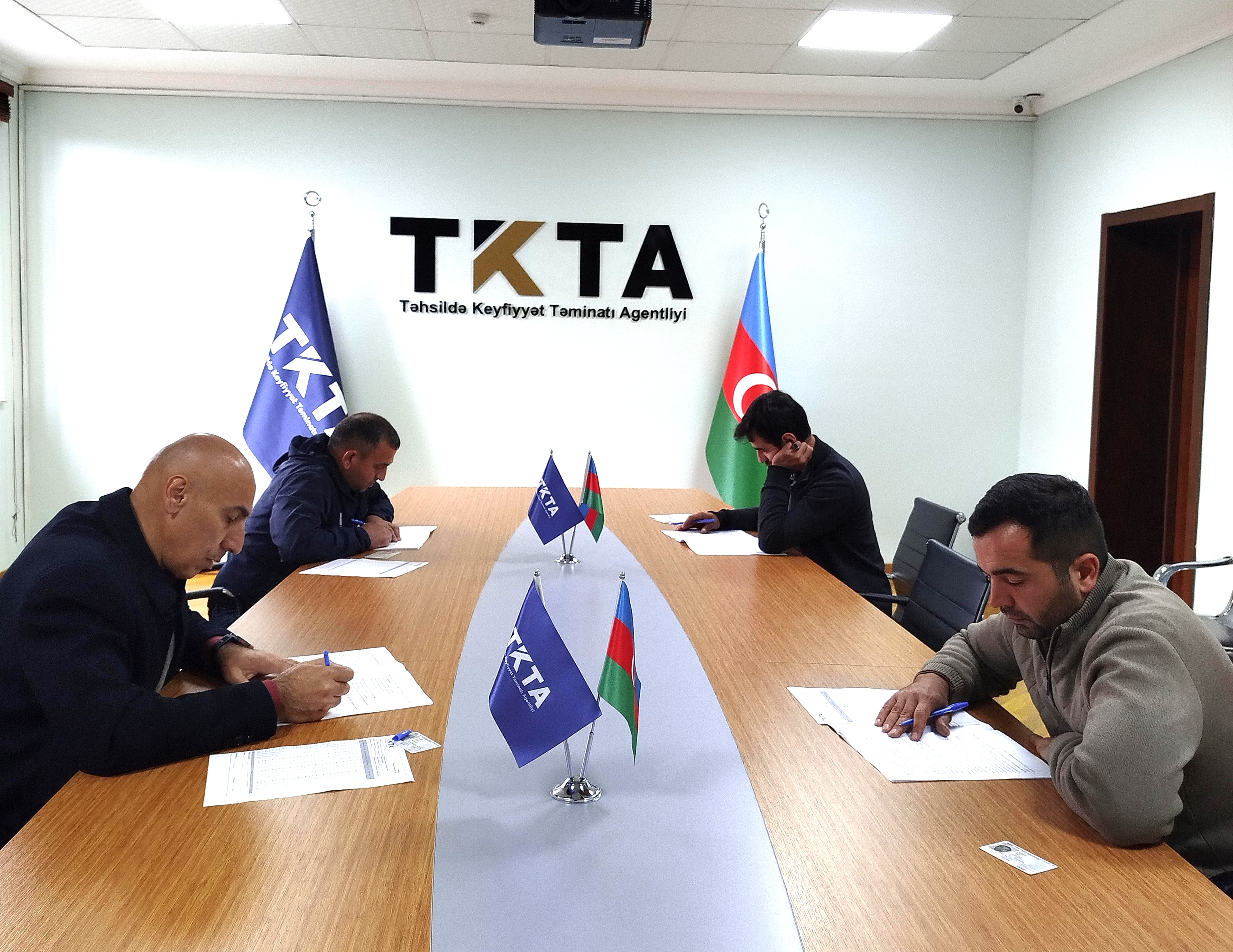 “Sənətin varsa, sənədin olacaq” layihəsi çərçivəsində nəzəri imtahan keçirilib 