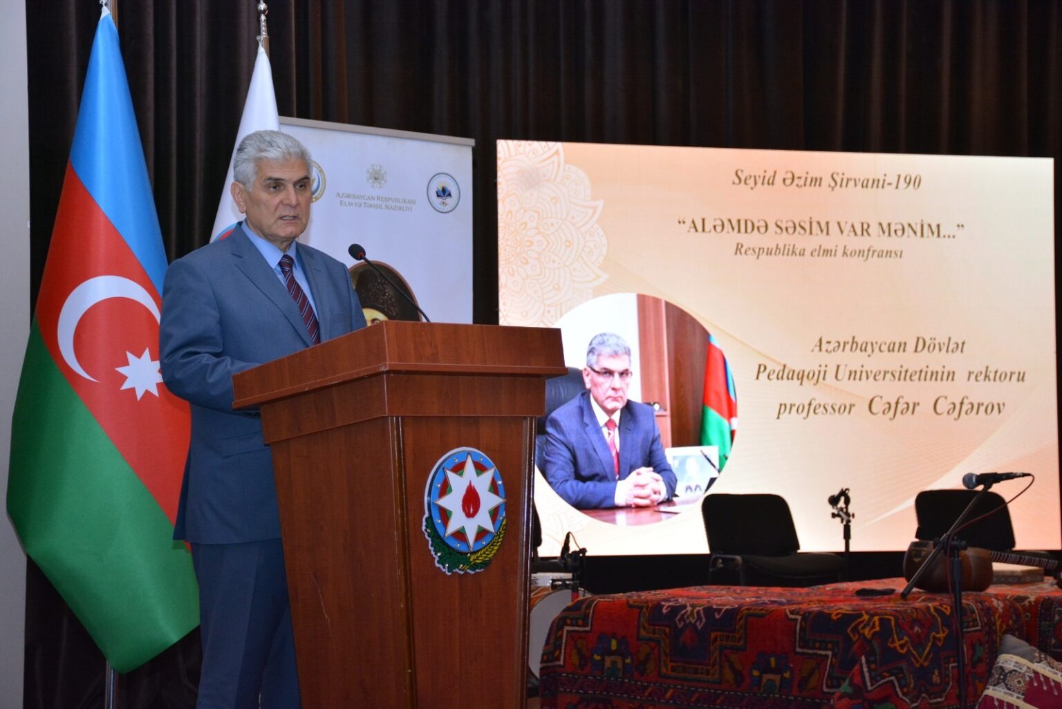 Seyid Əzim Şirvaninin 190 illiyinə həsr olunmuş elmi konfrans keçirilib