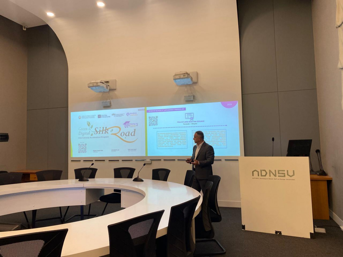 “Startup School 3” layihəsi ADNSU-da təqdim olundu