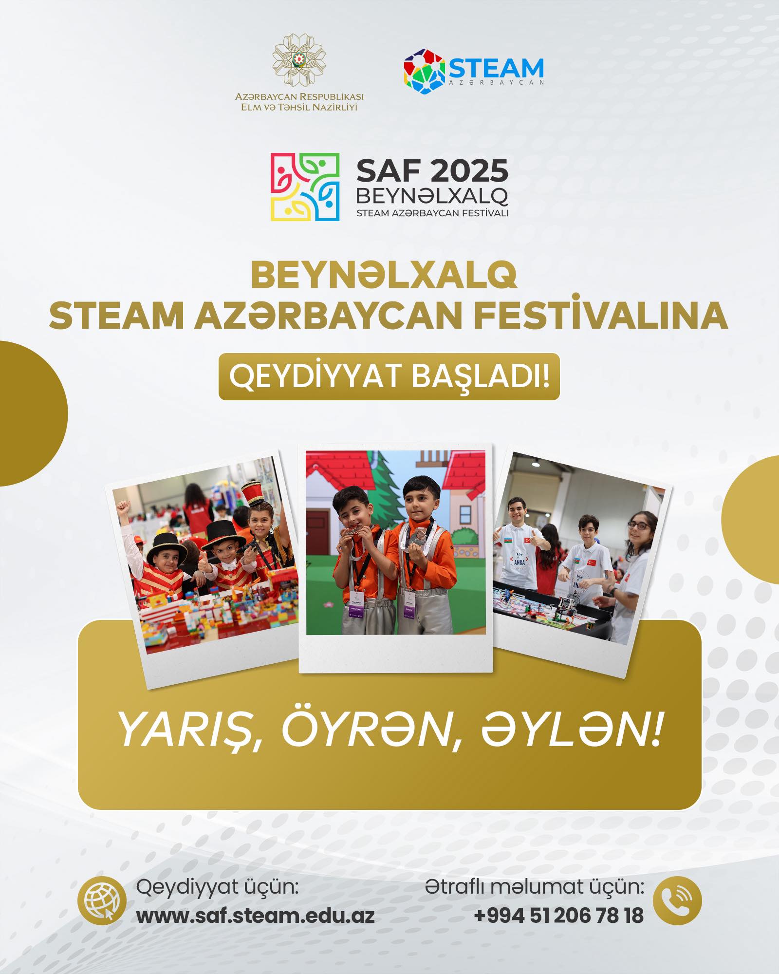 STEAM Azərbaycan Festivalına qeydiyyat başlayıb