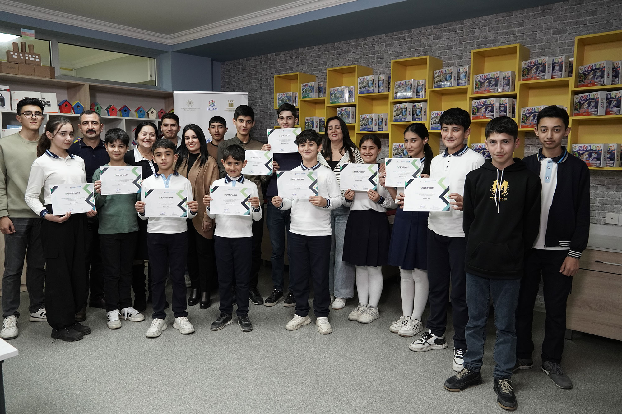 “STEAM vasitəsilə yaşıl bacarıqlar” layihəsi yekunlaşıb