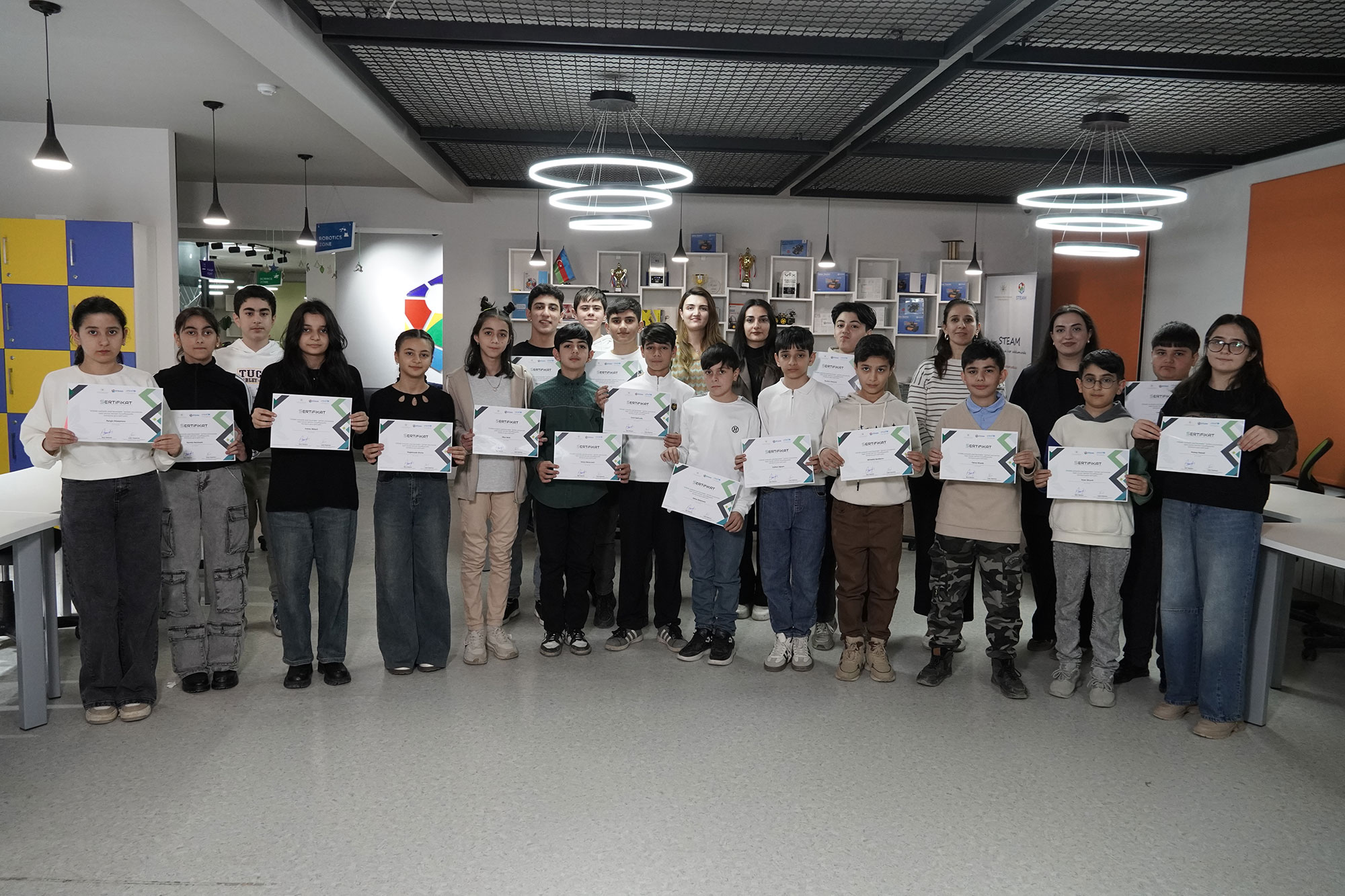 “STEAM vasitəsilə yaşıl bacarıqlar” layihəsi yekunlaşıb