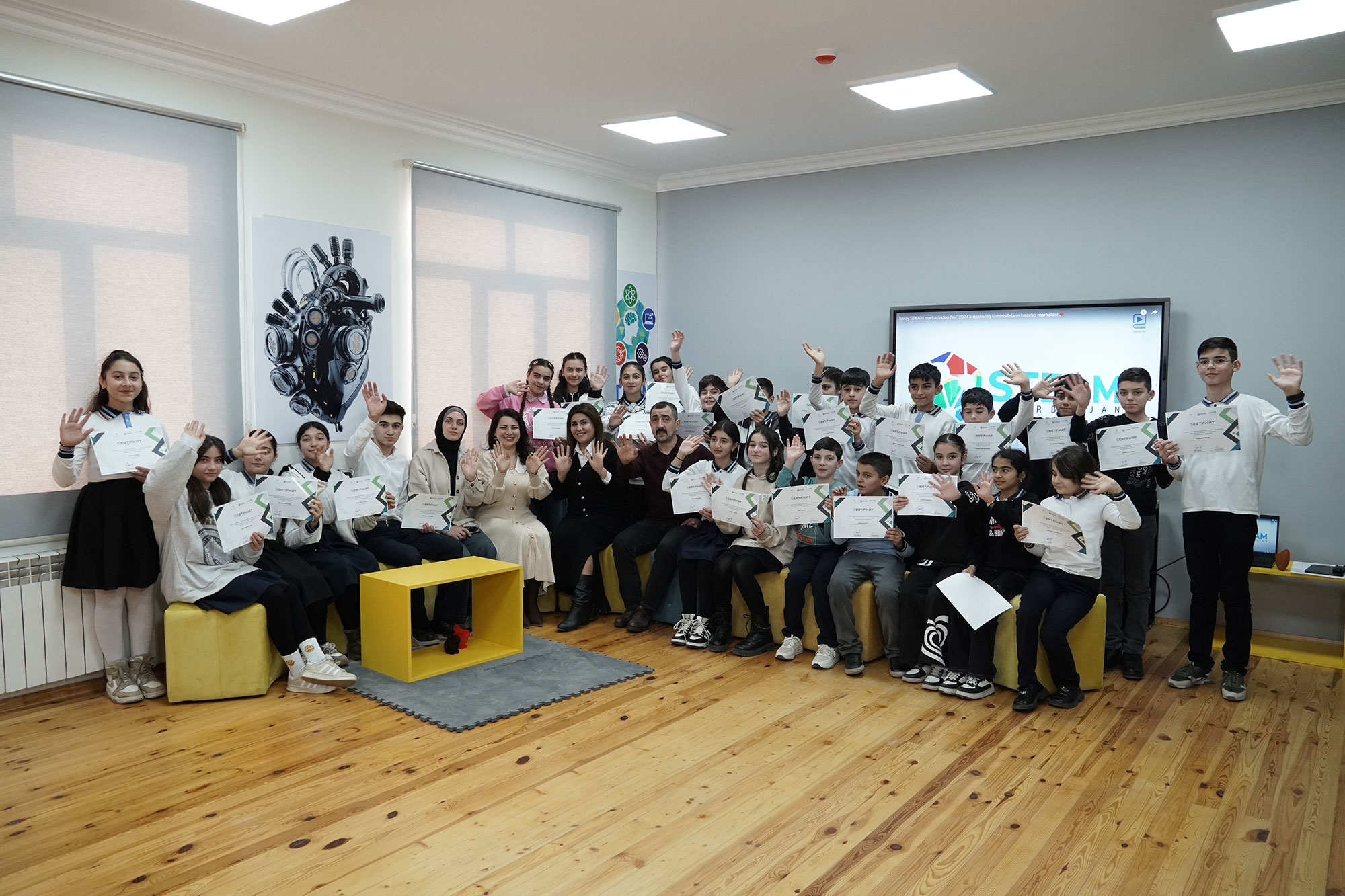 “STEAM vasitəsilə yaşıl bacarıqlar” layihəsi yekunlaşıb