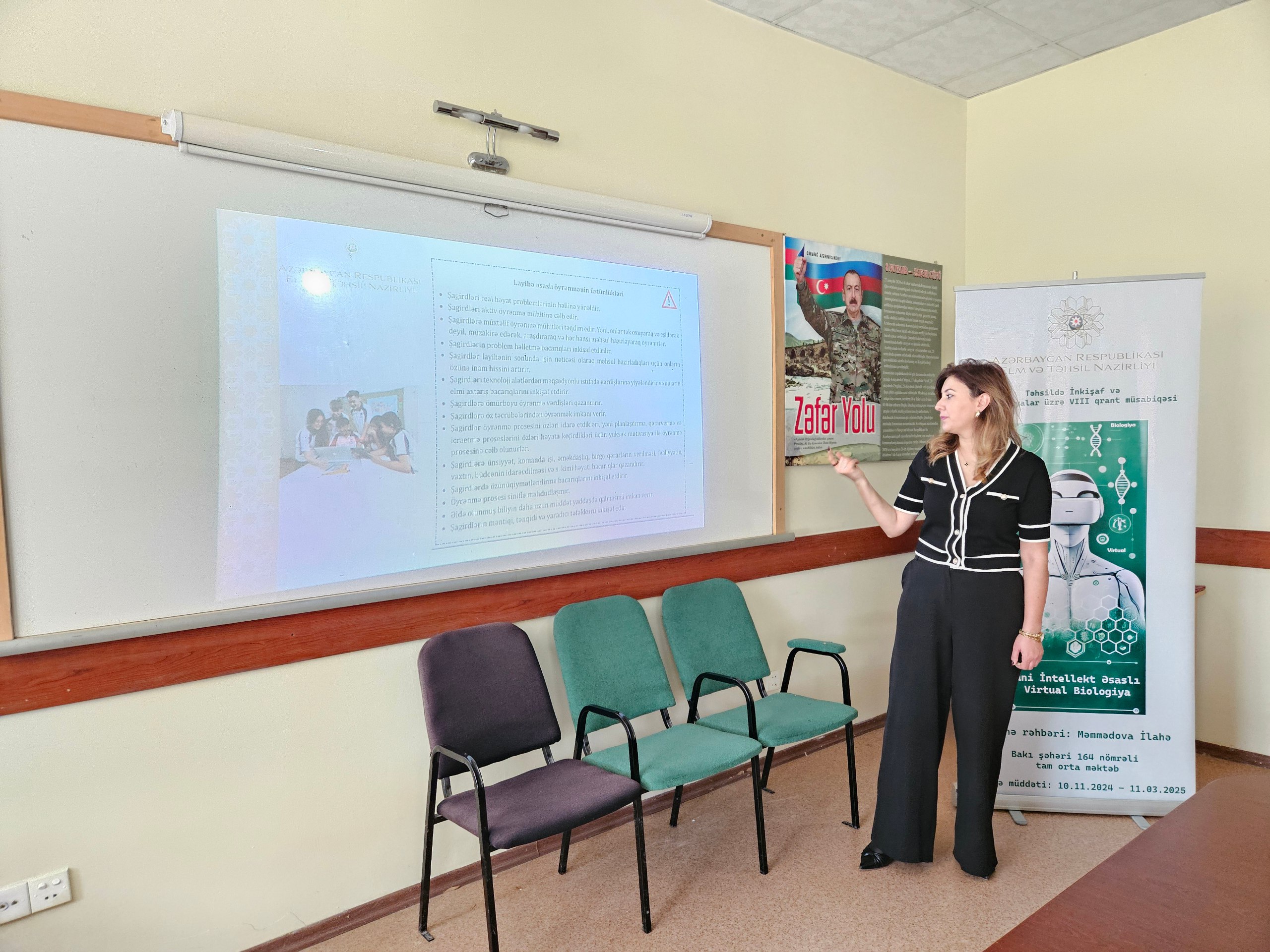 "Süni intellekt əsaslı “Virtual biologiya”" layihəsi çərçivəsində təlim keçirilib