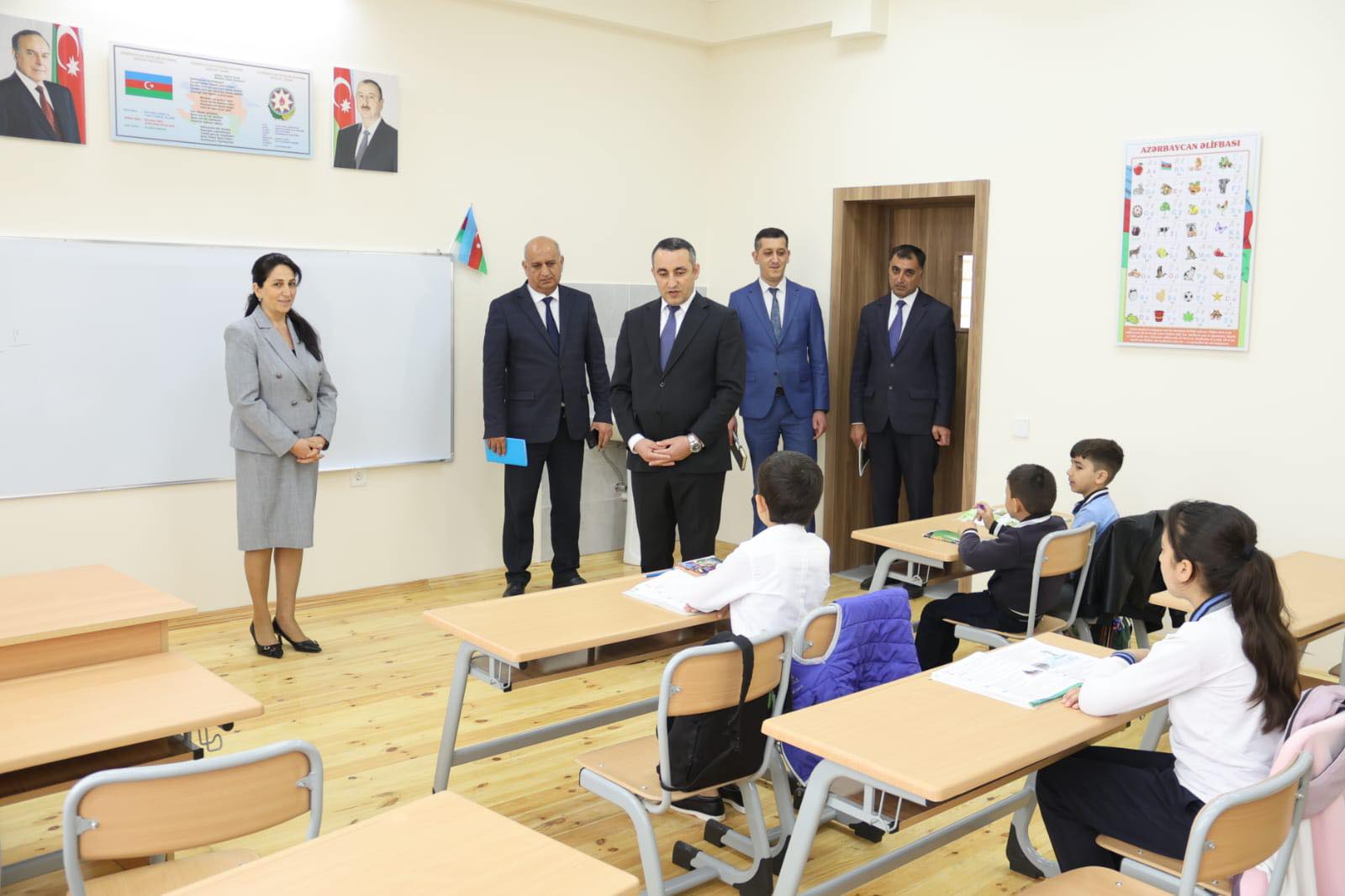 Suqovuşan və Sarıcalı kəndlərinin məktəblərində tədris prosesinə başlanılıb 