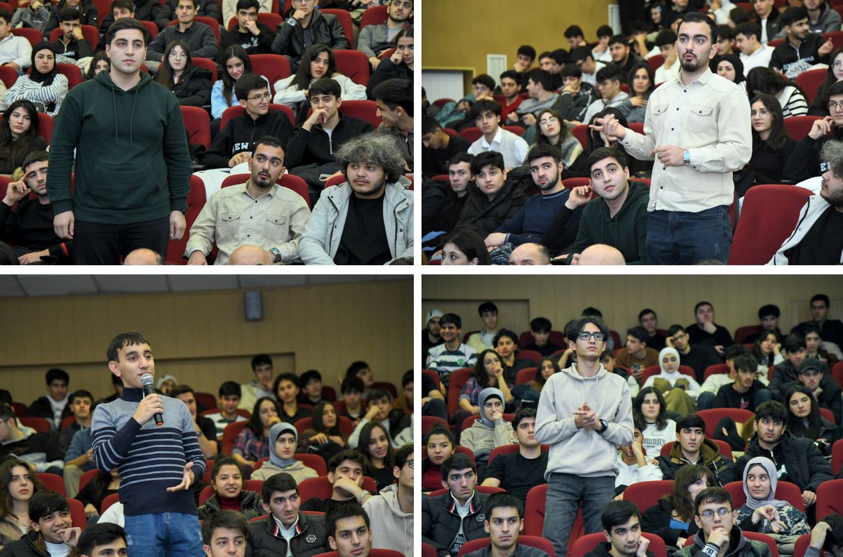 “TEKNOFEST”in rəsmi nümayəndəsi BMU tələbələri ilə görüşüb