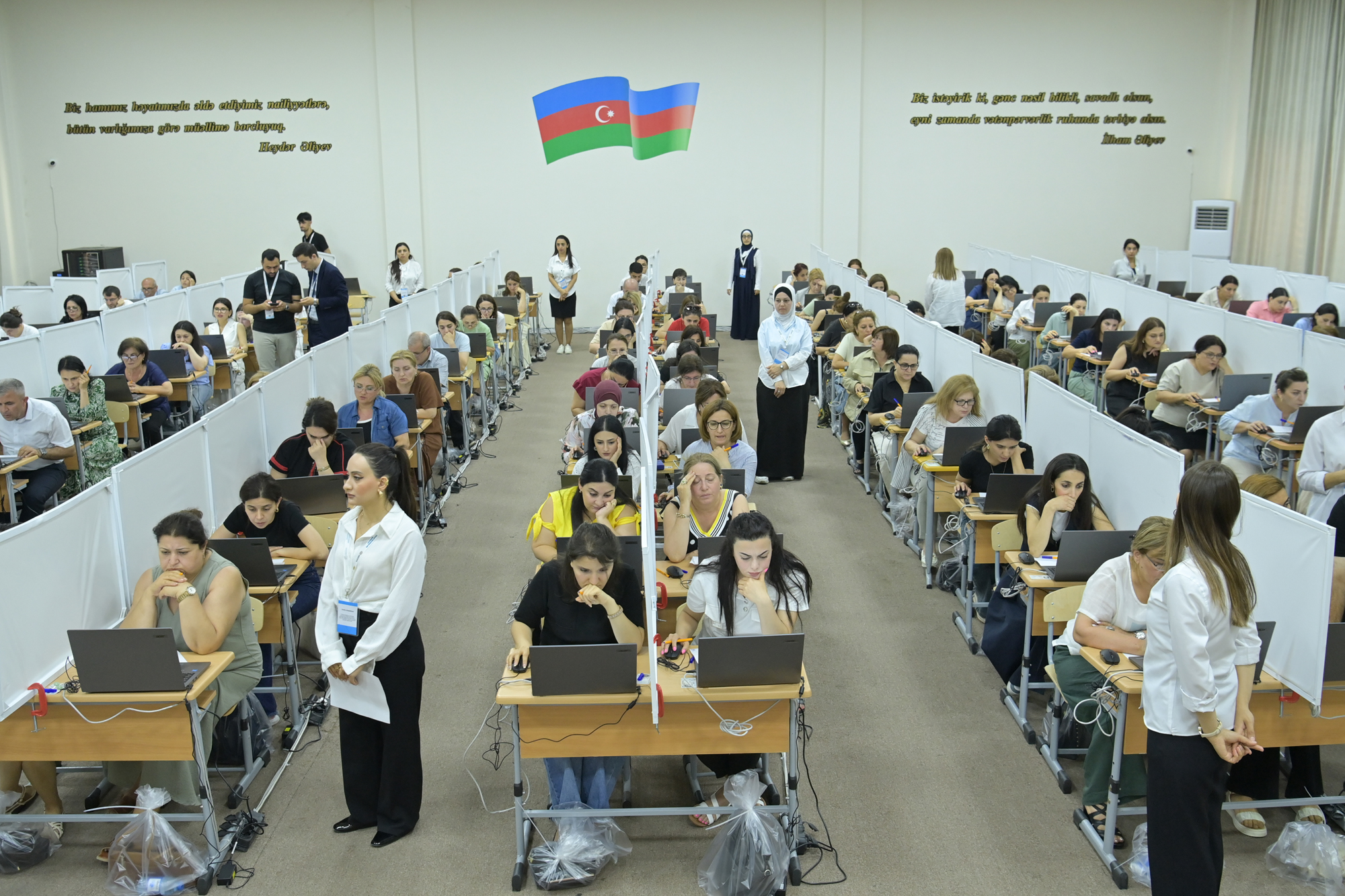 Təkrar sertifikatlaşdırmada iştirak edənlər: Çox sanballı suallar seçilmişdi 