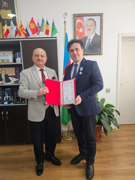 Tibb Universitetinin professoru beynəlxalq akademiyanın həqiqi üzvü seçilib