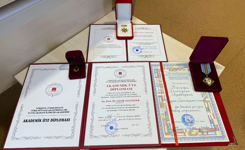 Tibb Universitetinin professoru beynəlxalq akademiyanın həqiqi üzvü seçilib