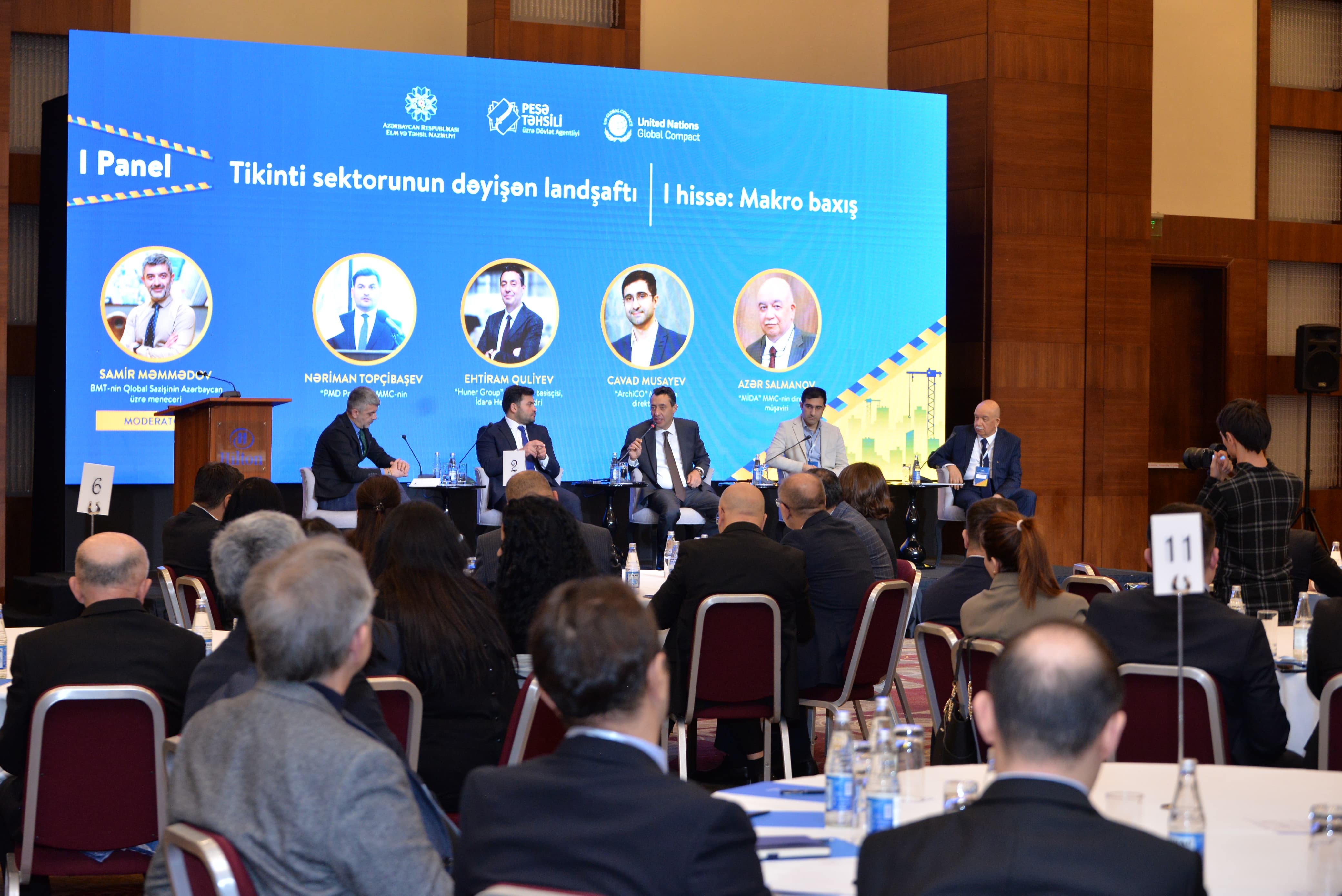 "Tikinti sektoru üzrə peşə təhsilində dövlət-özəl əməkdaşlığının rolu" mövzusunda müzakirələr keçirilib