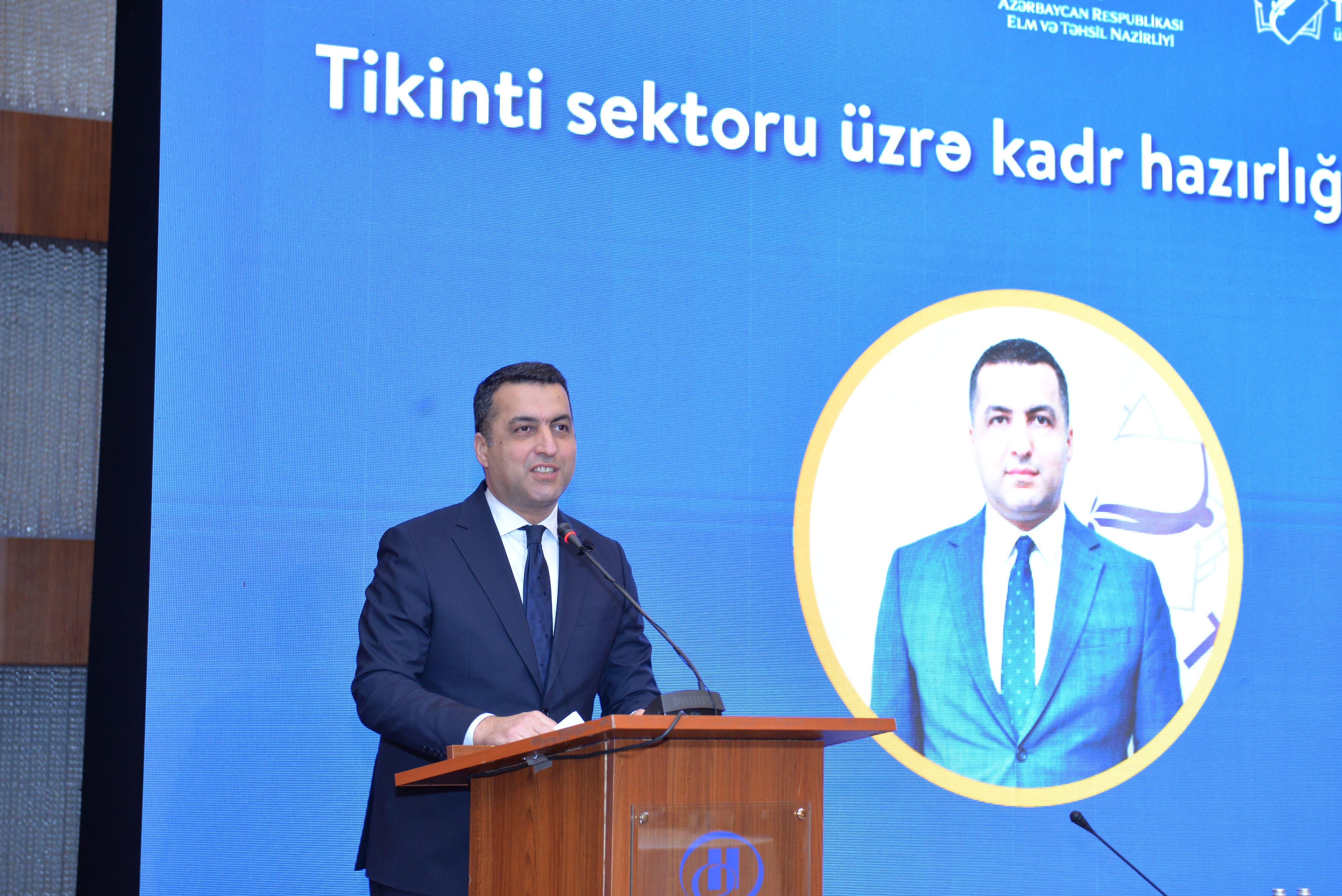 "Tikinti sektoru üzrə peşə təhsilində dövlət-özəl əməkdaşlığının rolu" mövzusunda müzakirələr keçirilib