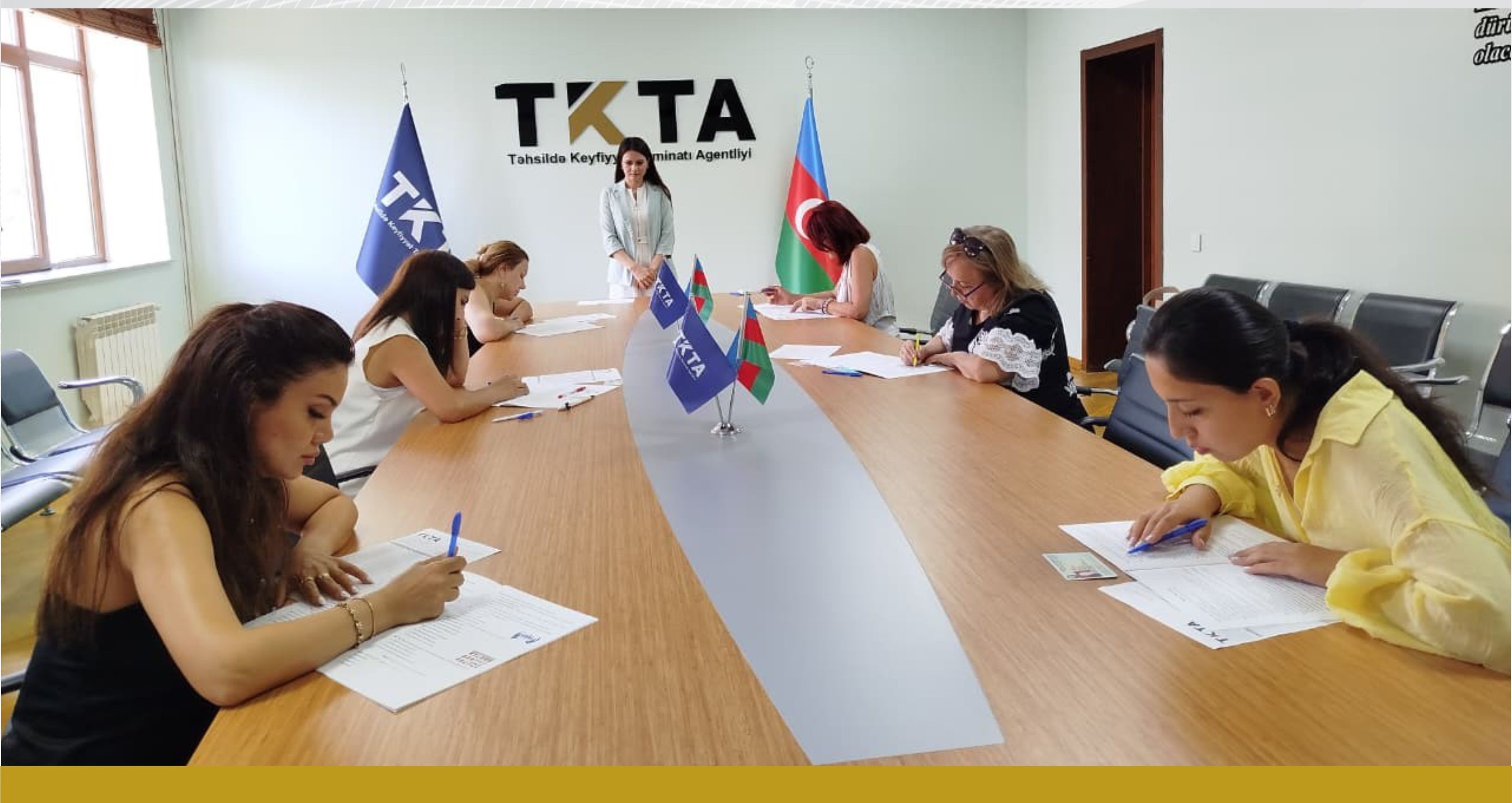 TKTA 3 peşə üzrə nəzəri imtahan keçirib 