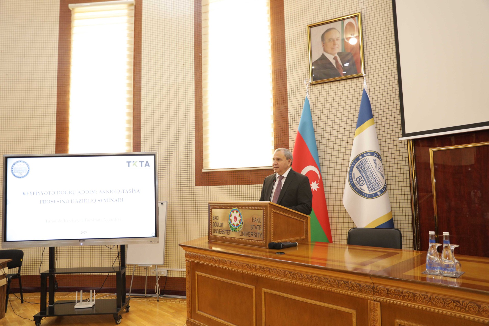 TKTA BDU-da “Keyfiyyətə doğru addım: Akkreditasiya prosesinə hazırlıq” adlı seminar keçirir