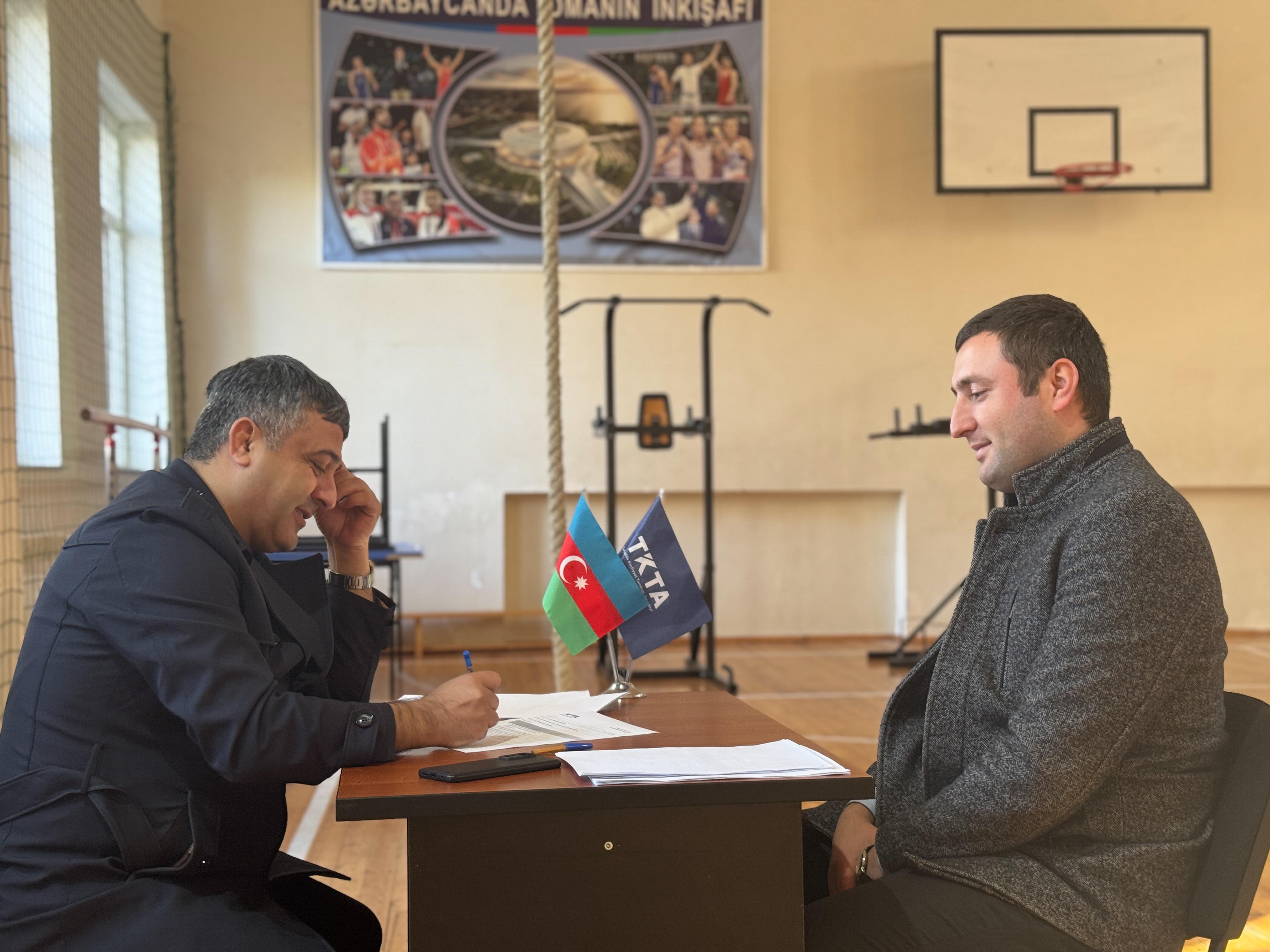 TKTA peşə ixtisasları üzrə praktik imtahanlar keçirib 