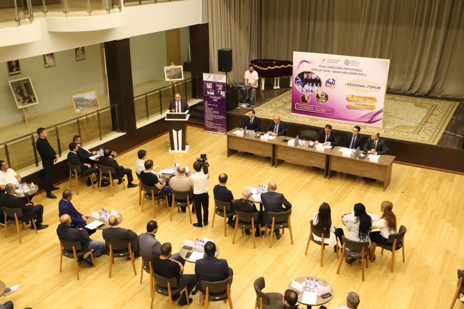 Tovuzda peşə təhsili ilə bağlı birinci regional forum keçirilib