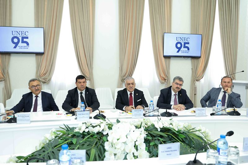 Türkiyə və Şimali Kipr nümayəndələri UNEC-də qonaq olublar