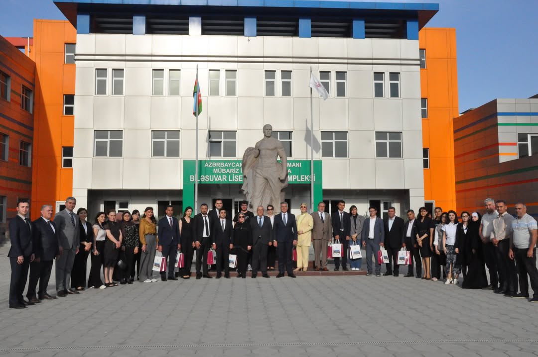 Türkiyəli qonaqlar Mübariz İbrahimov adına Bağça-Məktəb-Lisey Kompleksində olublar 