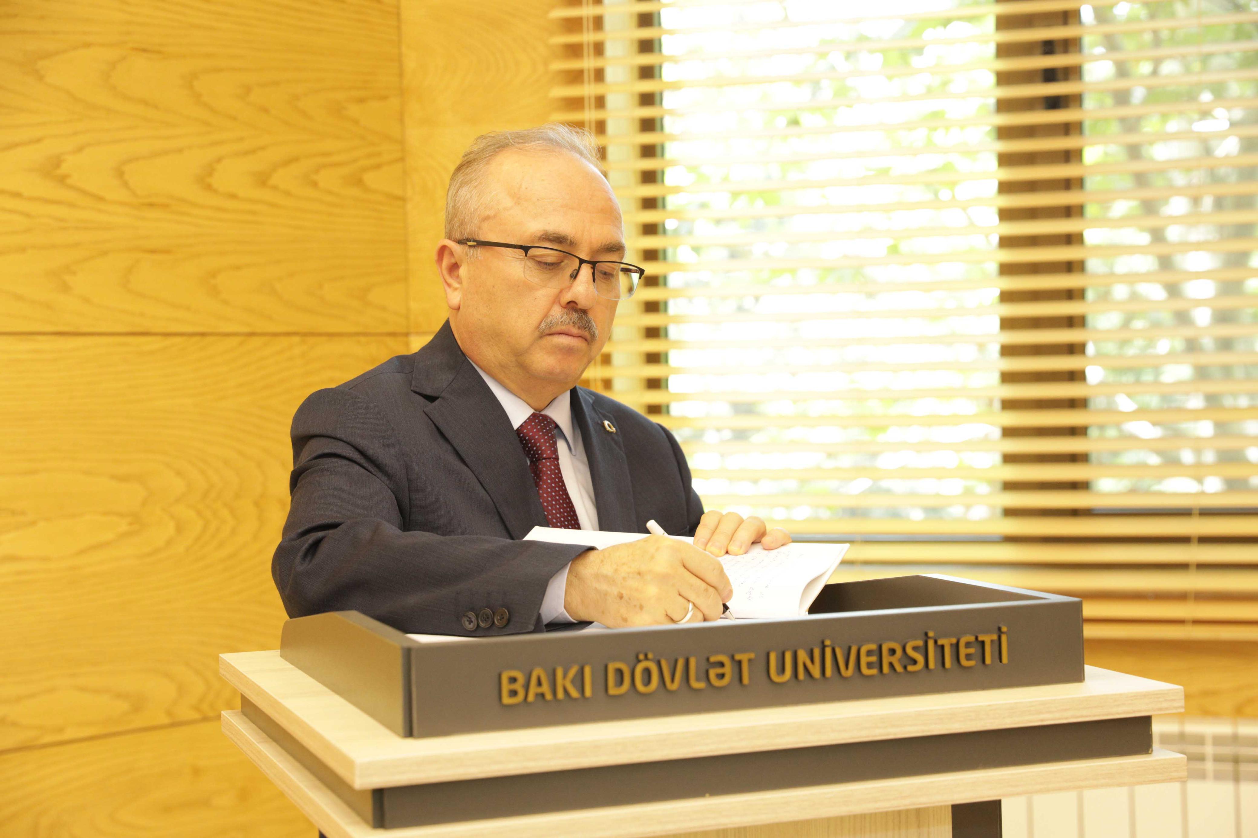 Türkiyənin Azərbaycandakı səfiri BDU-da olub