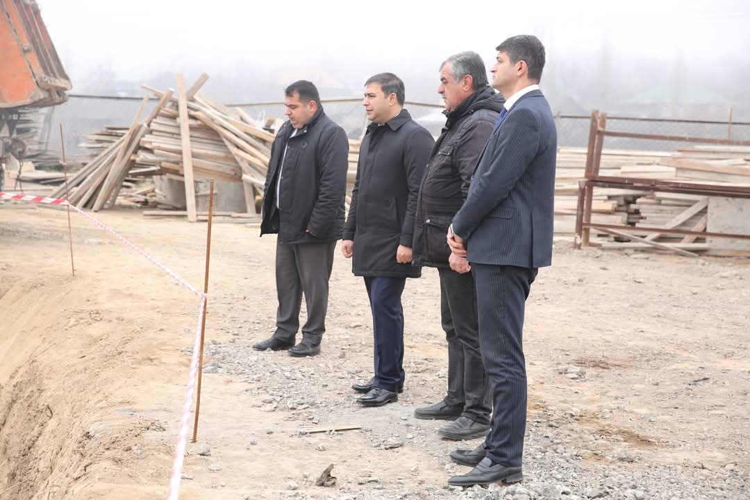 Ucqar kənddə yeni məktəb binası tikilir