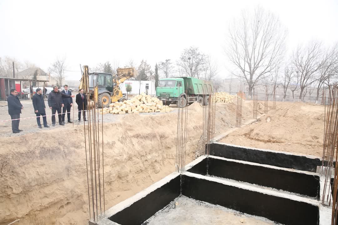 Ucqar kənddə yeni məktəb binası tikilir