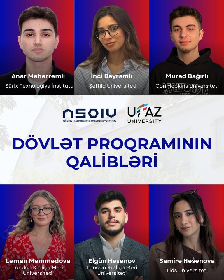 UFAZ-ın 32 məzunu Dövlət Proqramı çərçivəsində xaricdə təhsil alacaq