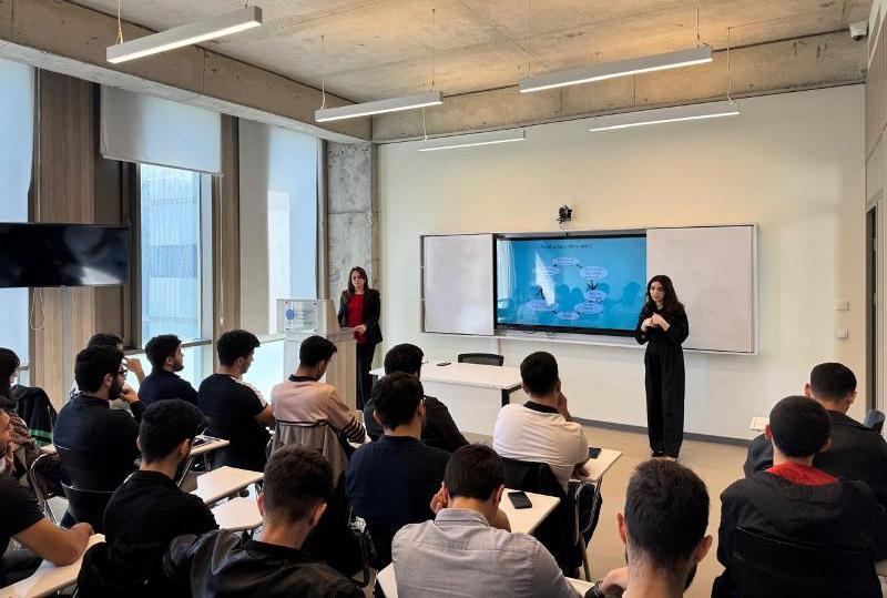 UNEC-də "Sükutla gələn faciə: narkomaniya" mövzusunda seminar keçirilib 