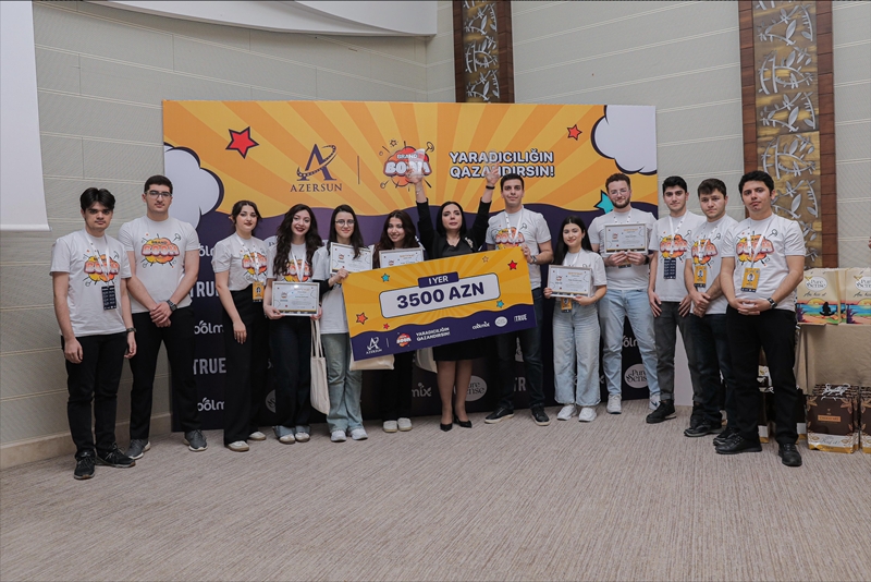 UNEC-in 3 komandası “BRAND BOOM” marketinq müsabiqəsinin qalibi olub 