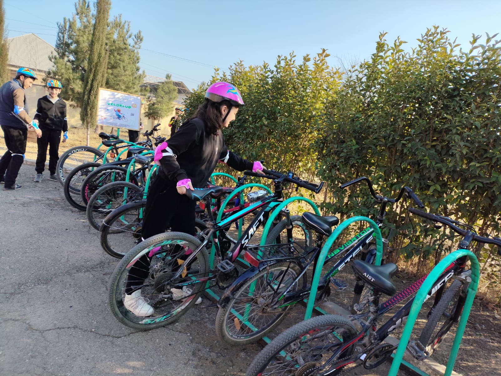 Velopark məktəblilərin istifadəsinə verilib 