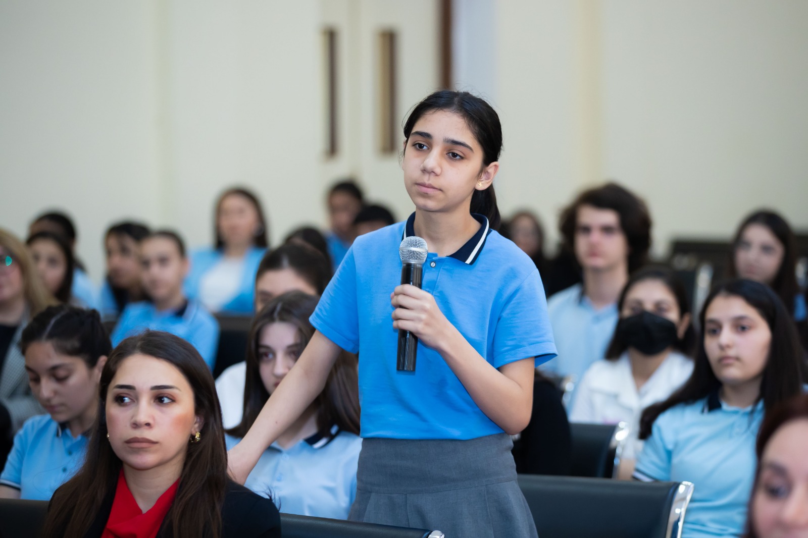 Vətən müharibəsi iştirakçıları ilə məktəblilərin görüşü təşkil edilib