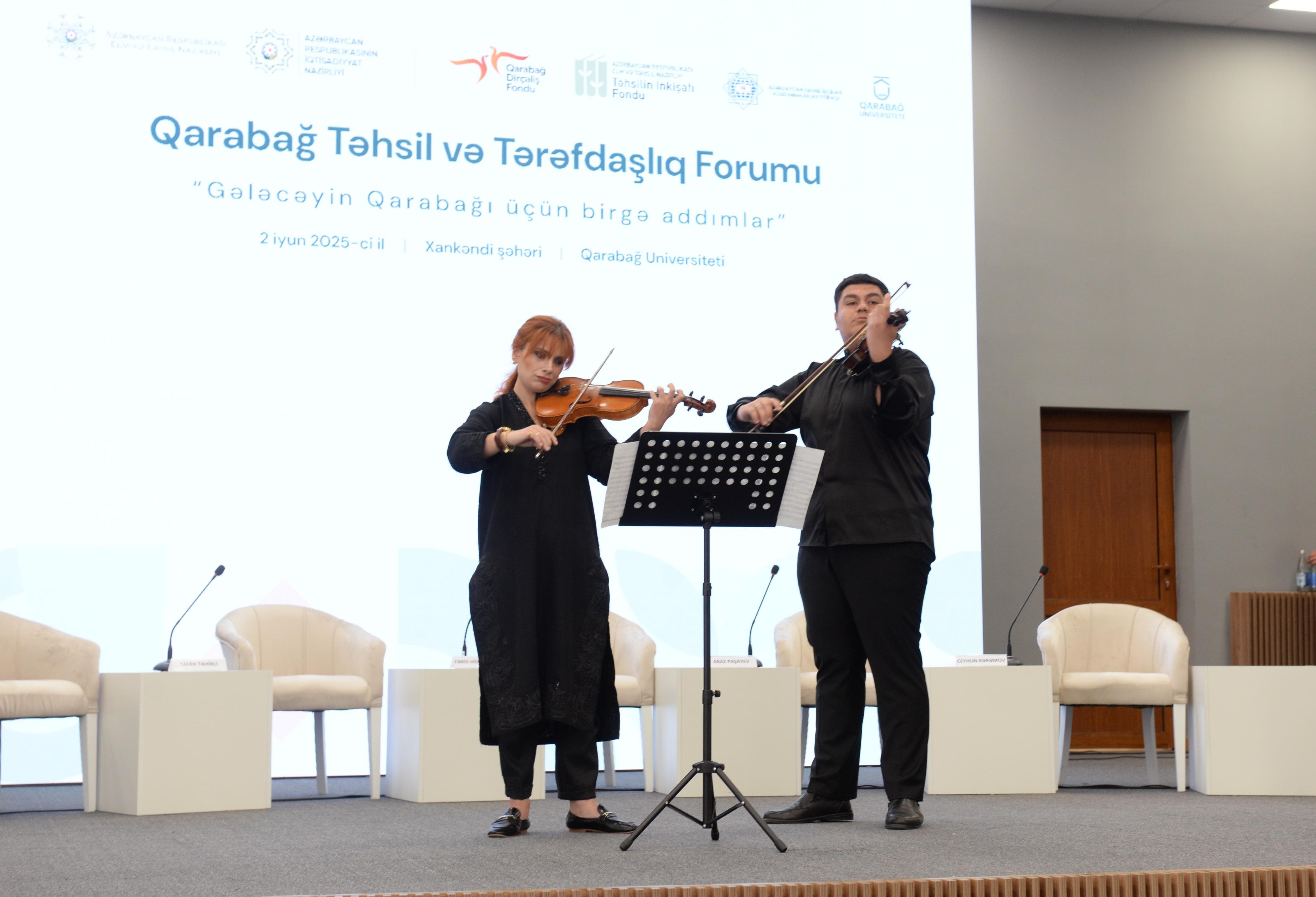 Xankəndidə “Qarabağ Təhsil və Tərəfdaşlıq Forumu” keçirilib – Yenilənib