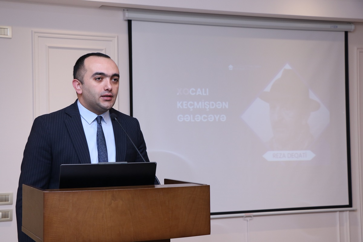 “Xocalı keçmişdən gələcəyə” – AzMİU-da Reza Deqati ilə görüş keçirilib