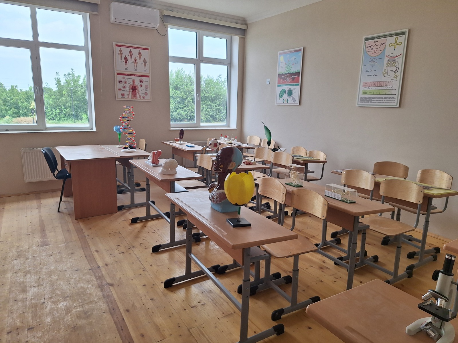 "Yenilənən məktəblər": Füzuli rayonu Aşağı Alxanlı kənd tam orta məktəbi – FOTOLAR