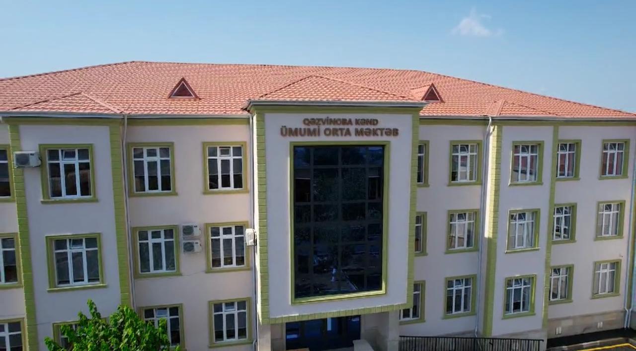 "Yenilənən məktəblər": Masallı rayonu Qəzvinoba kənd ümumi orta məktəbi – FOTOLAR