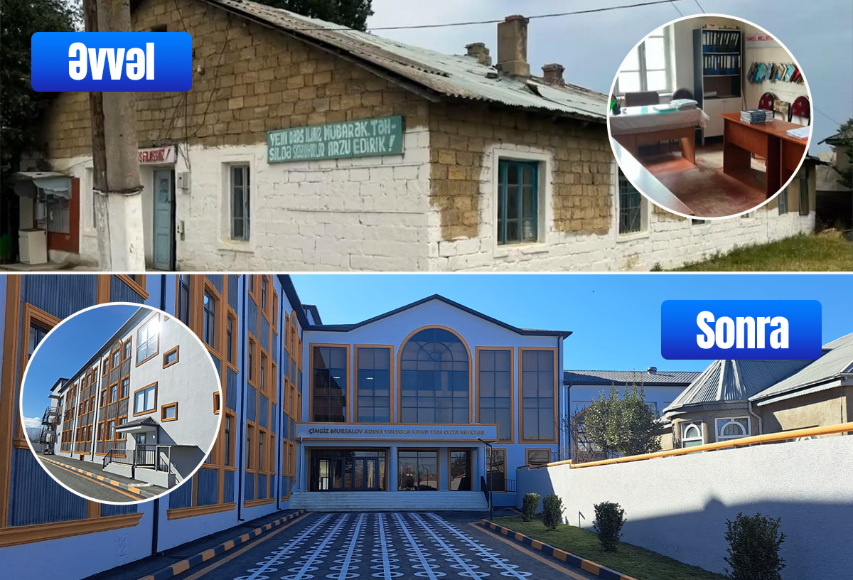 "Yenilənən məktəblər": Quba rayonu Vəlvələ kənd tam orta məktəbi – FOTOLAR 