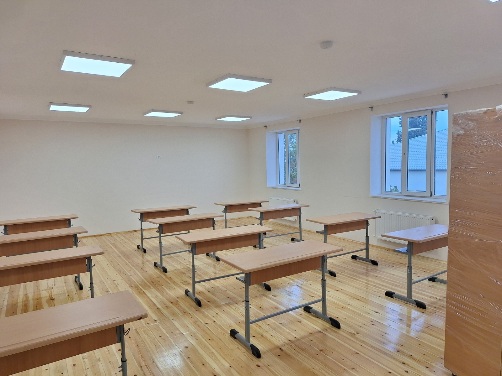 "Yenilənən məktəblər": Saatlı rayonu Qara Nuru kənd tam orta məktəbi – FOTOLAR