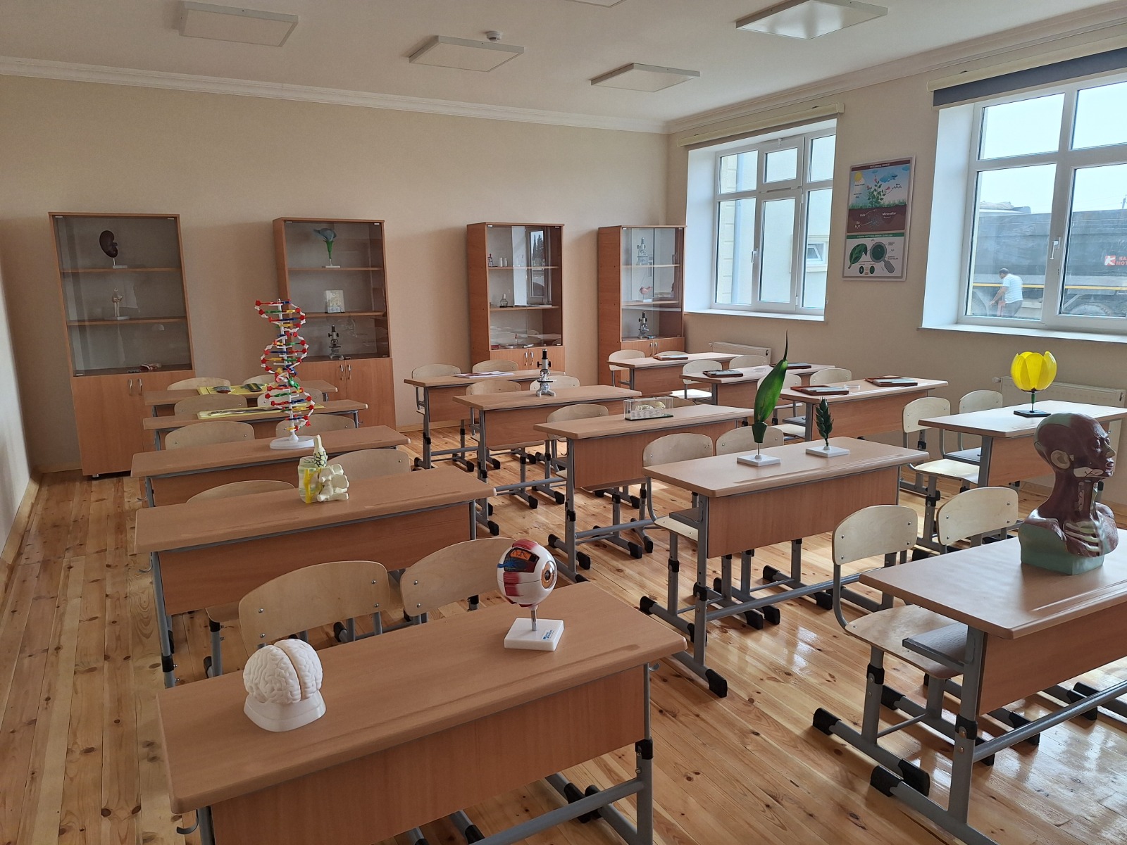 "Yenilənən məktəblər": Sabirabad rayonu Qalaqayın kənd tam orta məktəbi – FOTOLAR