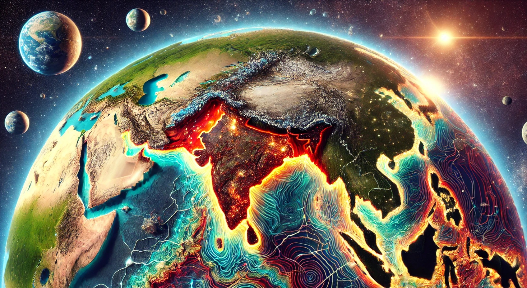 Yer kürəsində tektonik dəyişikliklər baş verir: Hindistan yarıya bölünə bilər 