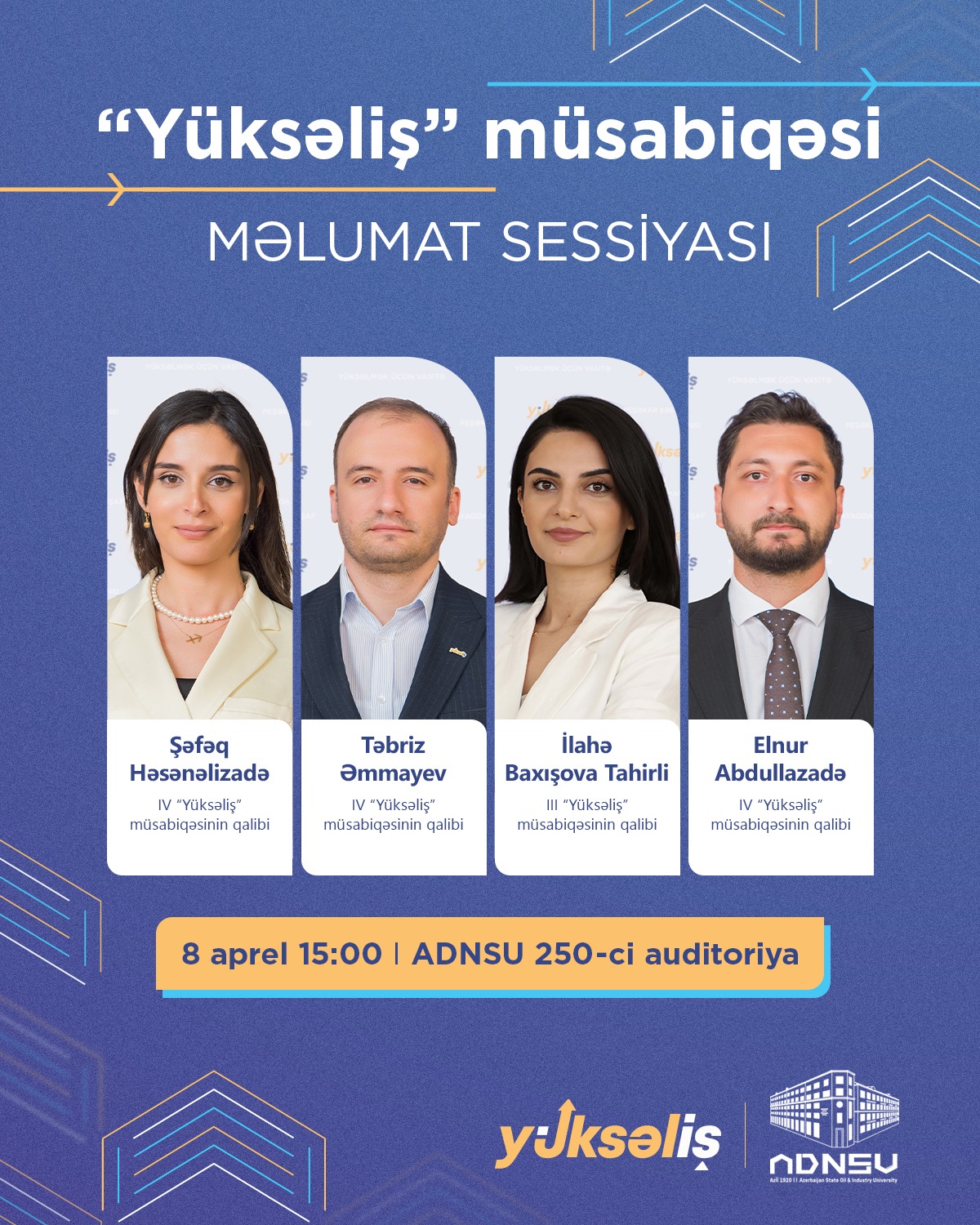 “Yüksəliş” müsabiqəsi ilə bağlı məlumat sessiyası keçiriləcək