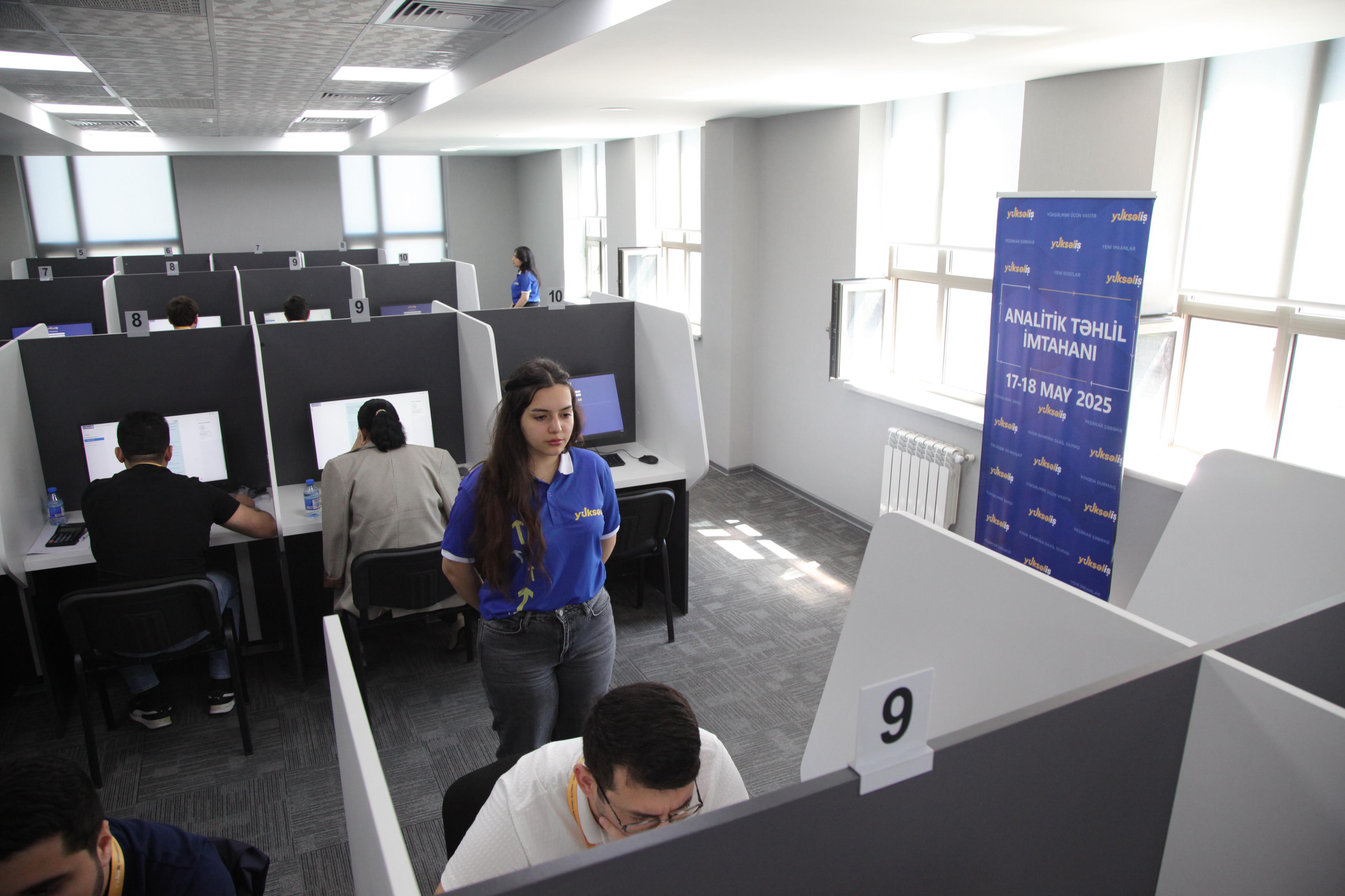 “Yüksəliş” müsabiqəsinin Analitik təhlil imtahanı başlayıb 