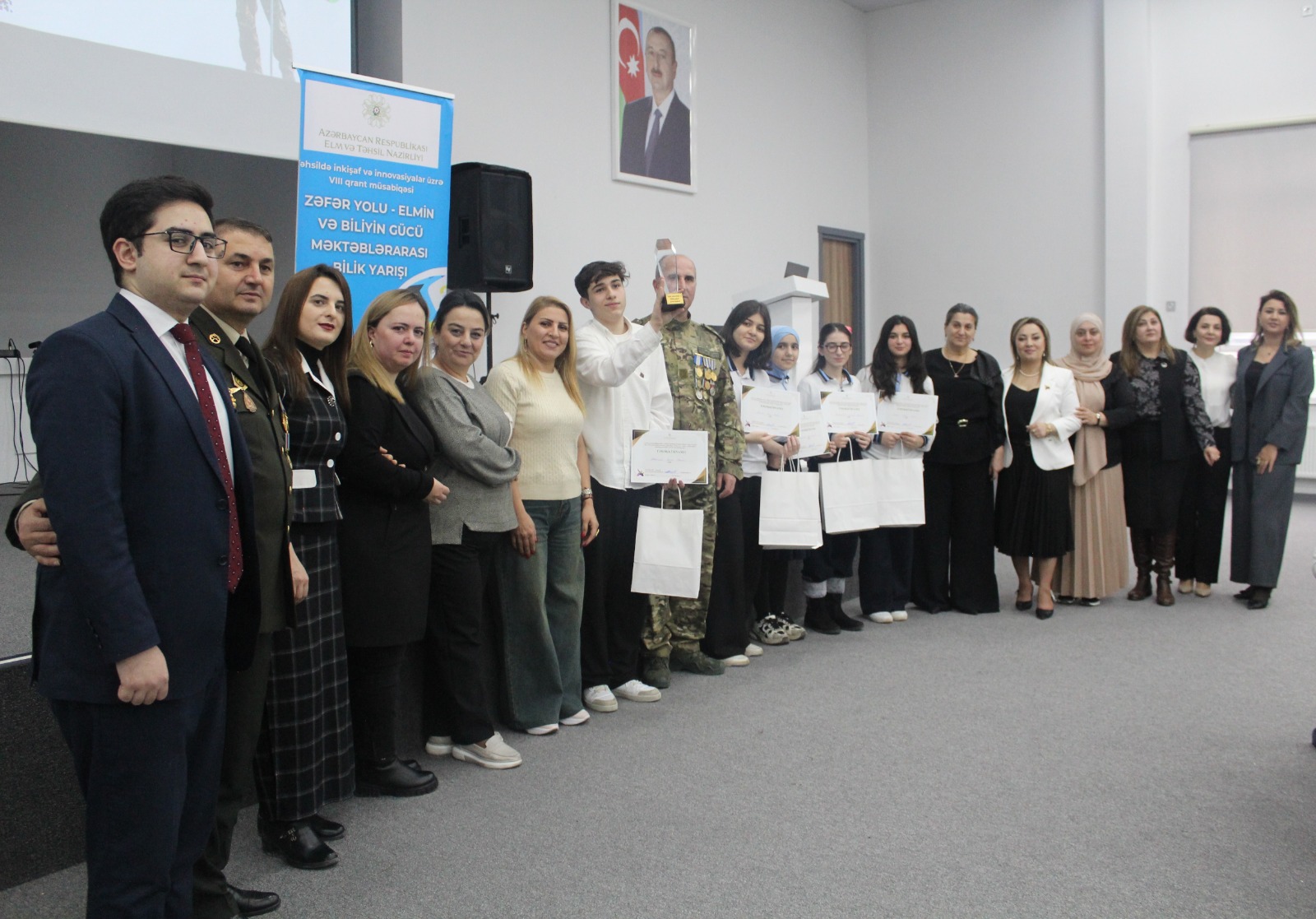 “Zəfər yolu – elmin və biliyin gücü” adlı layihənin final mərhələsi keçirilib